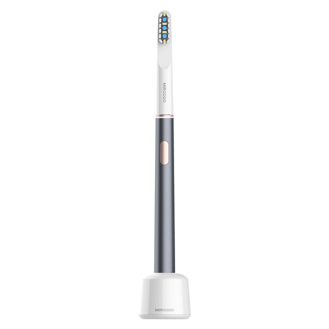 LOGO Rechargeable Sonic Electric Toothbrush su ordinazione a pile impermeabilizza 0